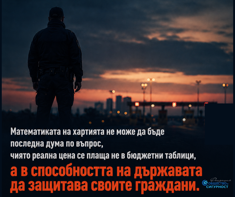 Грешката на счетоводния подход в МВР